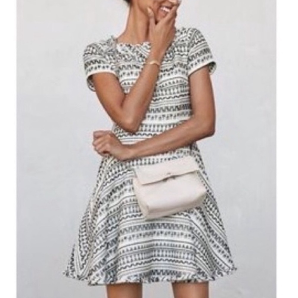 Banana Republic Aztec Print Fit & Flare dress